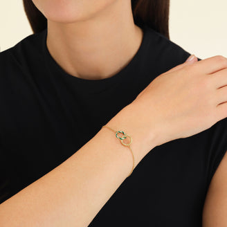 Emerald Duo Bracelet leftcolumn