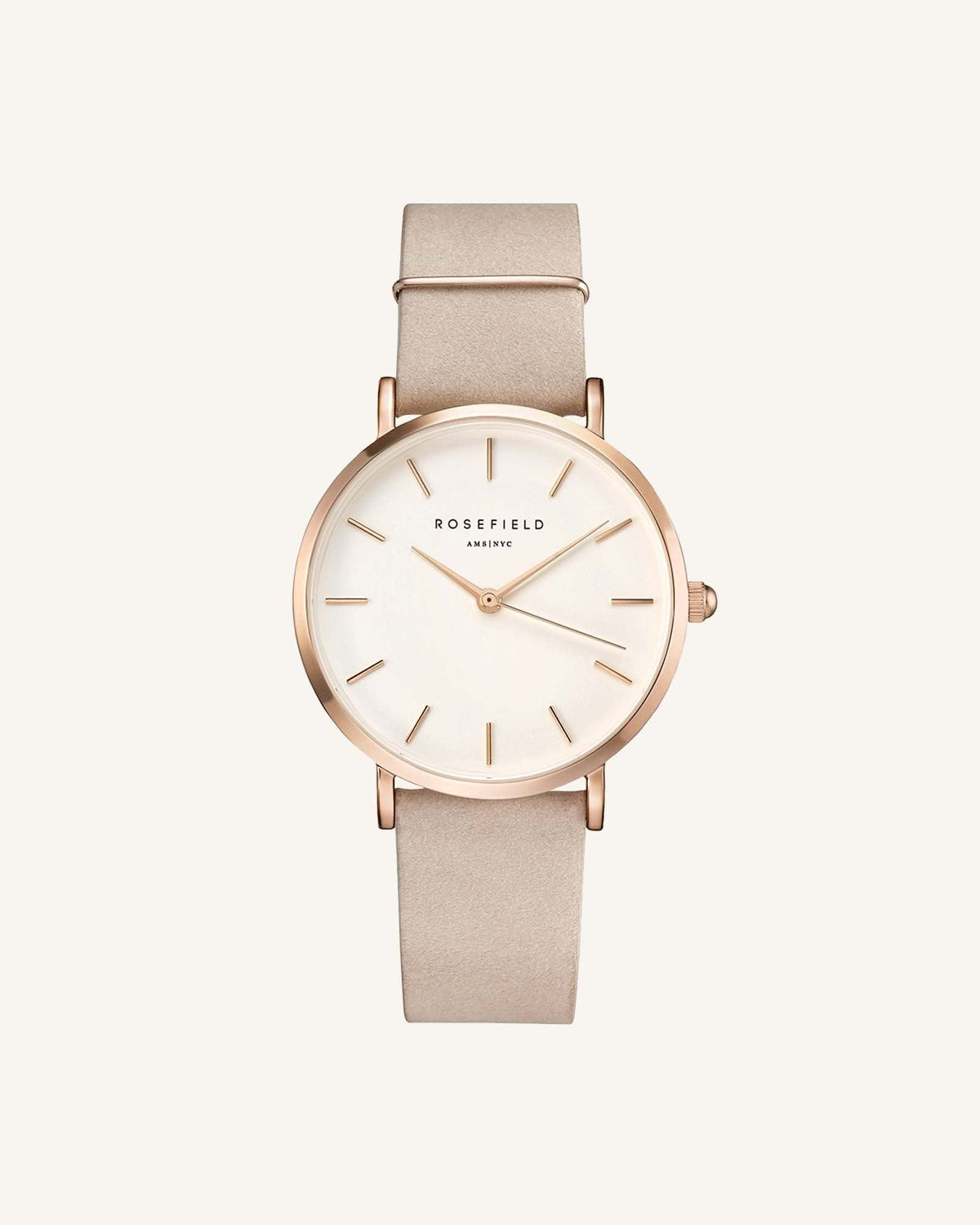 Soft Pink Rose gold Strap leftcolumn