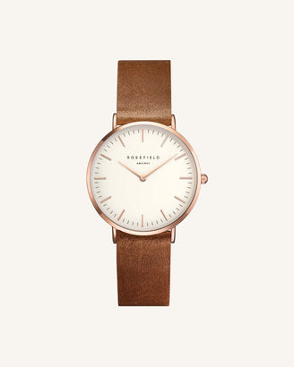 Brown Rose gold Strap leftcolumn