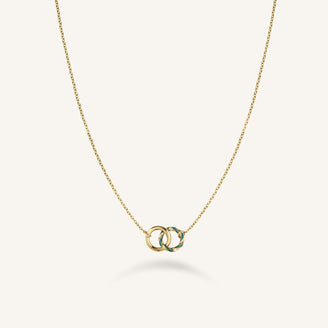 Emerald Duo Necklace leftcolumn
