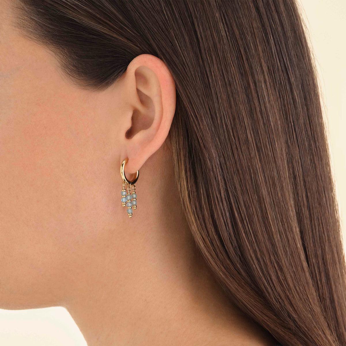 Hanging Beads Hoops Blue leftcolumn