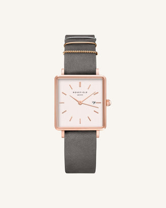 Elephant Grey Rose gold Strap leftcolumn