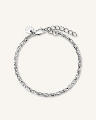 Swirl Bracelet Silver leftcolumn