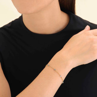 Blue Stone Bracelet leftcolumn