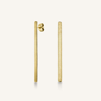 Snake Earrings Gold leftcolumn
