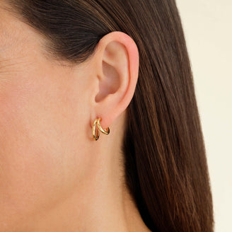 Double Hoop Gold leftcolumn