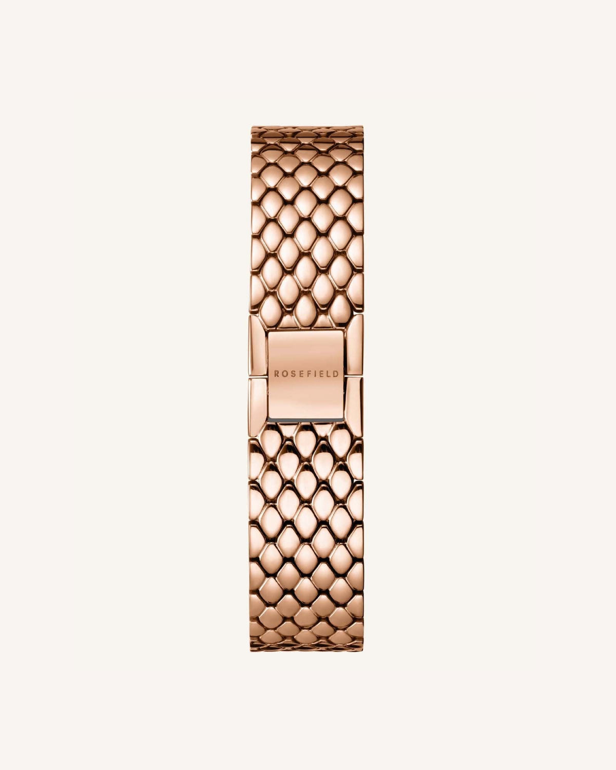 The Oval Rose Gold Steel Strap leftcolumn