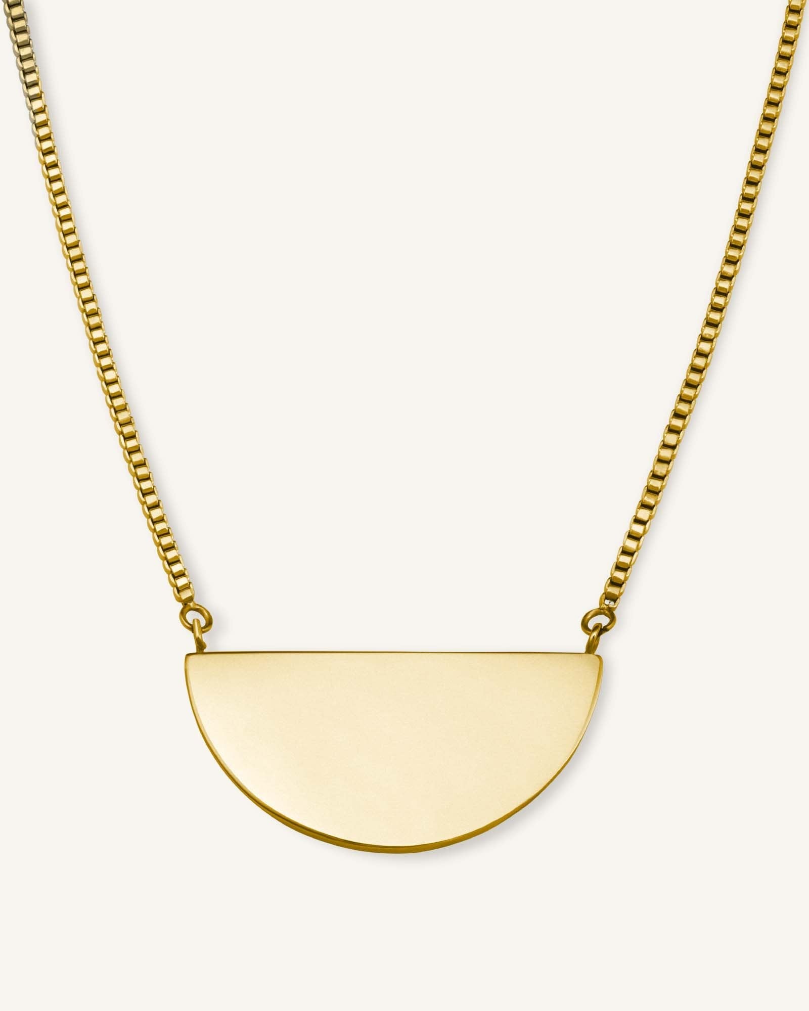 Half Moon Necklace Rosefield Official