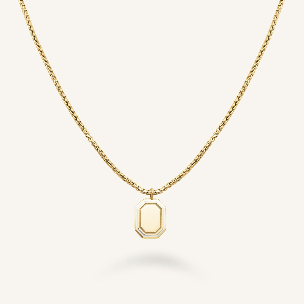 Octagon Enamel Necklace JNOCS-J853,leftcolumn