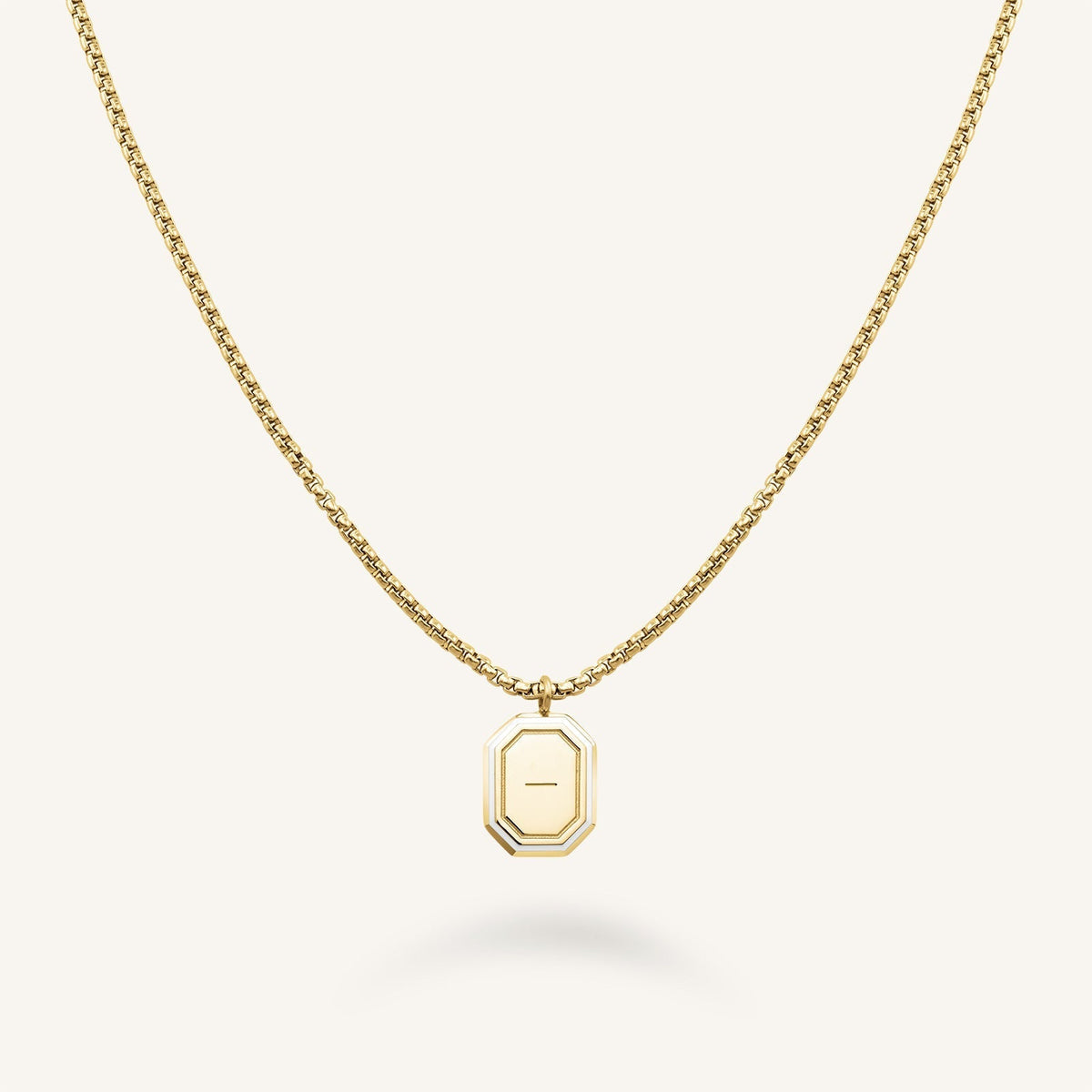 Octagon Enamel Necklace JNOCS-J853,leftcolumn