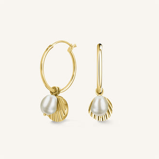 Shell and pearl hoops JSPCEG-J173,leftcolumn