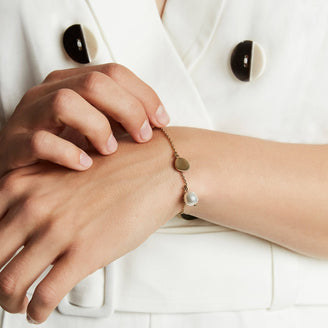 Shell and pearl bracelet JSPBRG-J163,leftcolumn