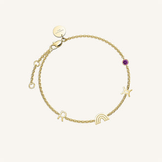 4 Charm Bracelet B-Gold-4,leftcolumn