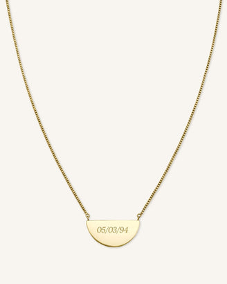 Half Moon Necklace JRINMG-J109,leftcolumn,