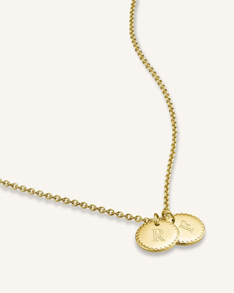 2 Coin Charm Necklace JN2CG-J511,leftcolumn,