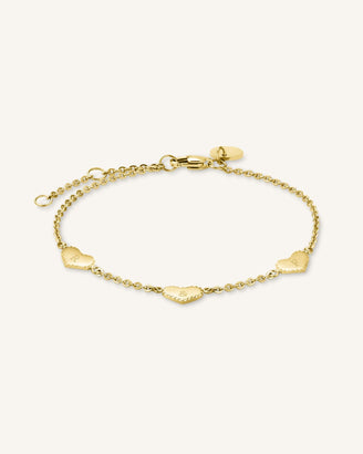 Triple Heart Bracelet JBTHG-J502,leftcolumn,