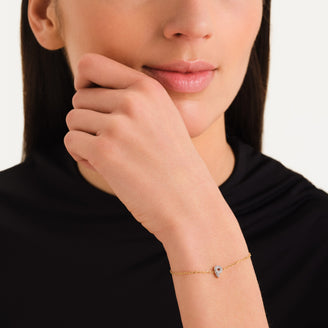 Crystal Letter P Bracelet leftcolumn