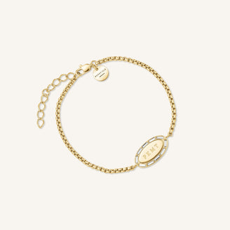 Oval Baguette Bracelet JBOBG-J1151, leftcolumn