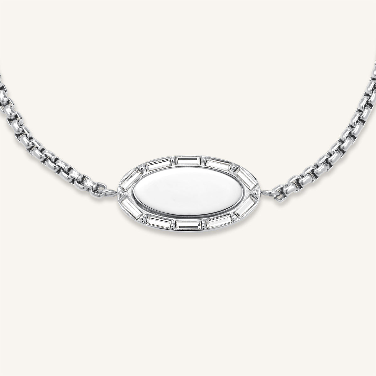 Oval Baguette Bracelet JBOBG-J1151, leftcolumn