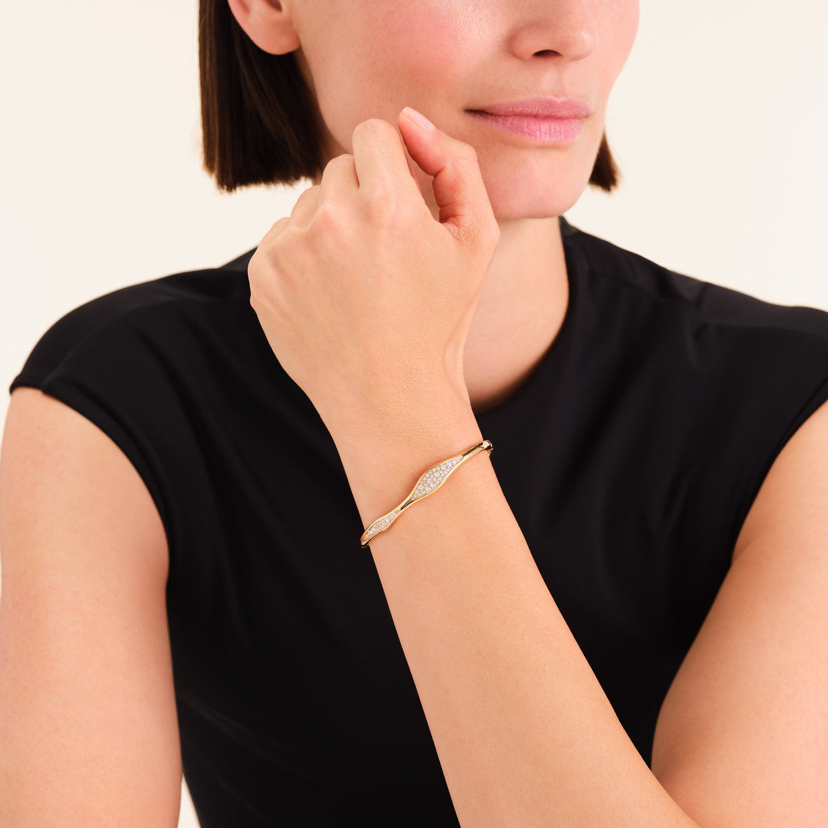 Pave Wave Bangle JBPWG-J1235,leftcolumn,