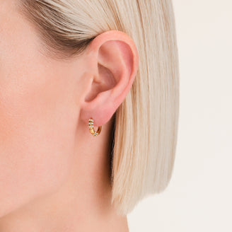 Crystal Loop Huggies leftcolumn