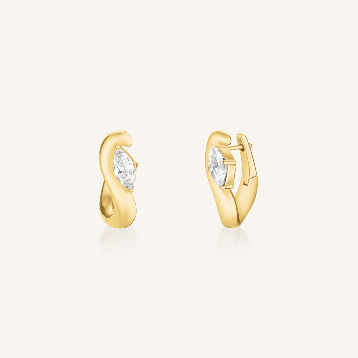 Marquise Wave Hoops JEMWG-J1299,leftcolumn