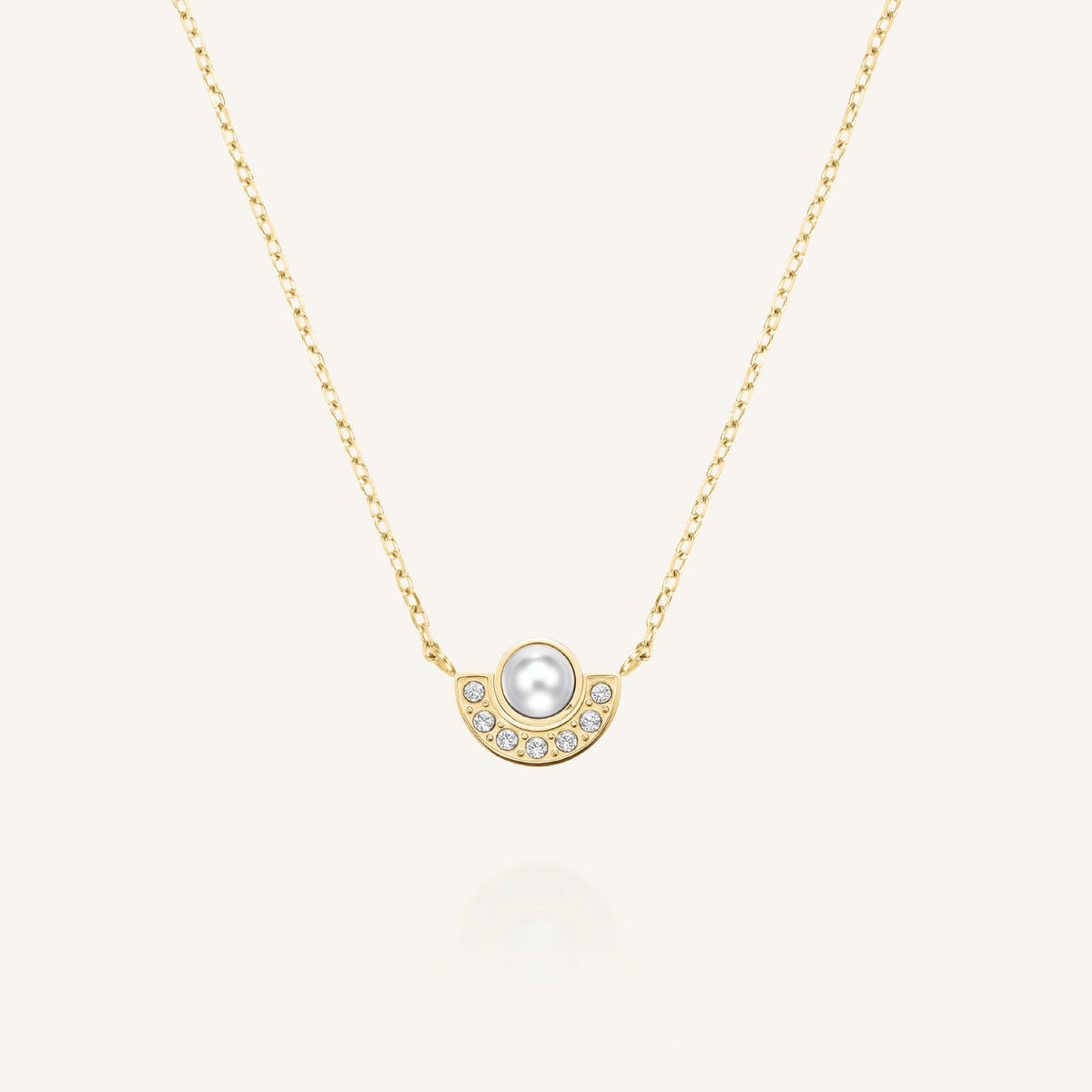 Pearl Halo Necklace leftcolumn