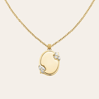 Vintage Oval Necklace JNVOG-J1150, leftcolumn