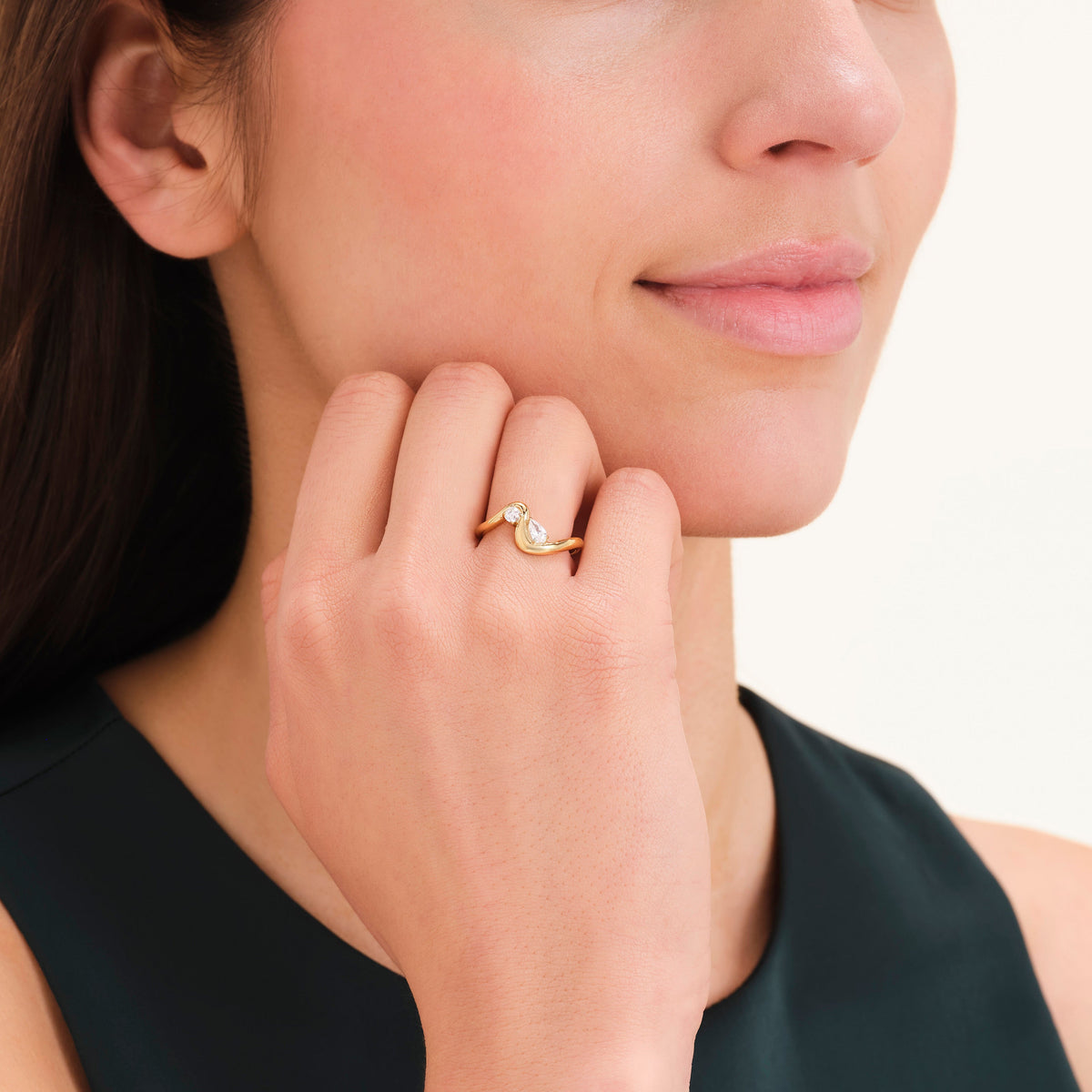 Mixed Crystals Ring JRMW48G-J1340,JRMW50G-J1341,JRMW52G-J1342,JRMW54G-J1309,JRMW56G-J1343,leftcolumn