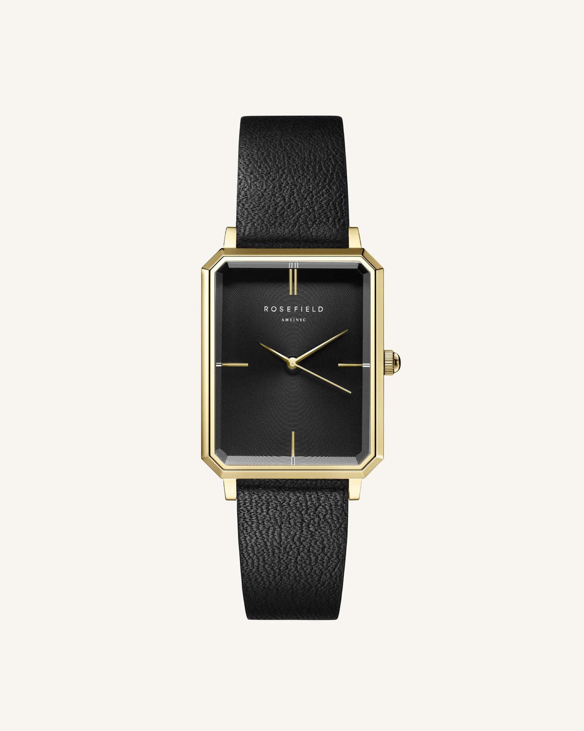 Black square face watch outlet