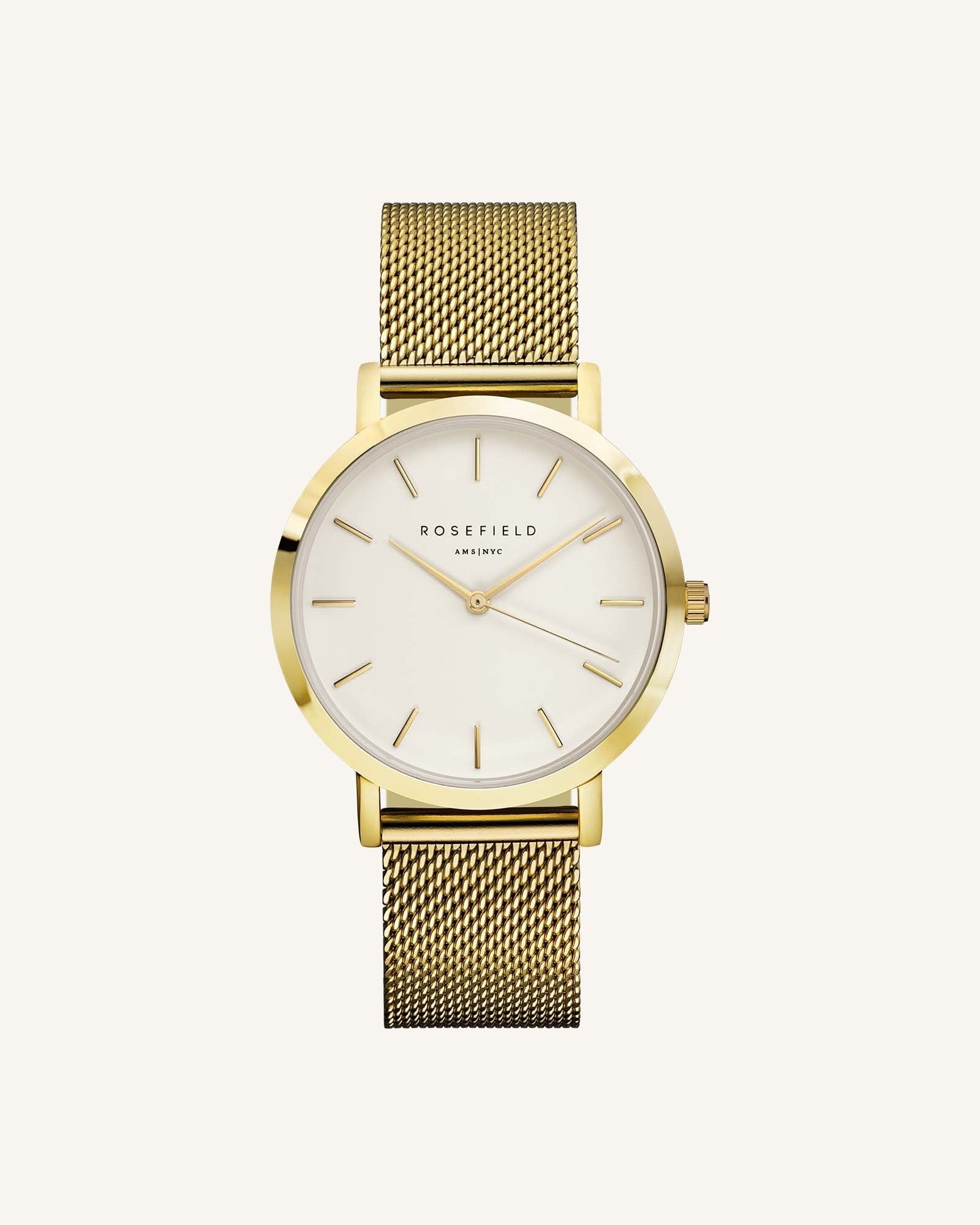 mesh watch strap Rosefield, rightcolumn