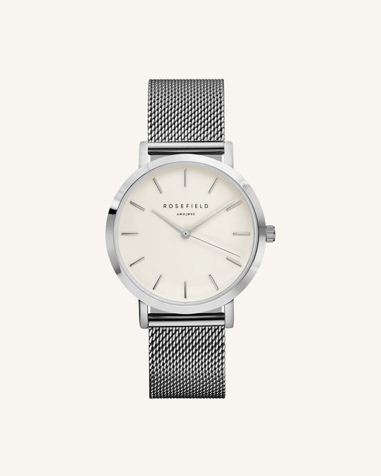 mesh watch strap Rosefield, rightcolumn