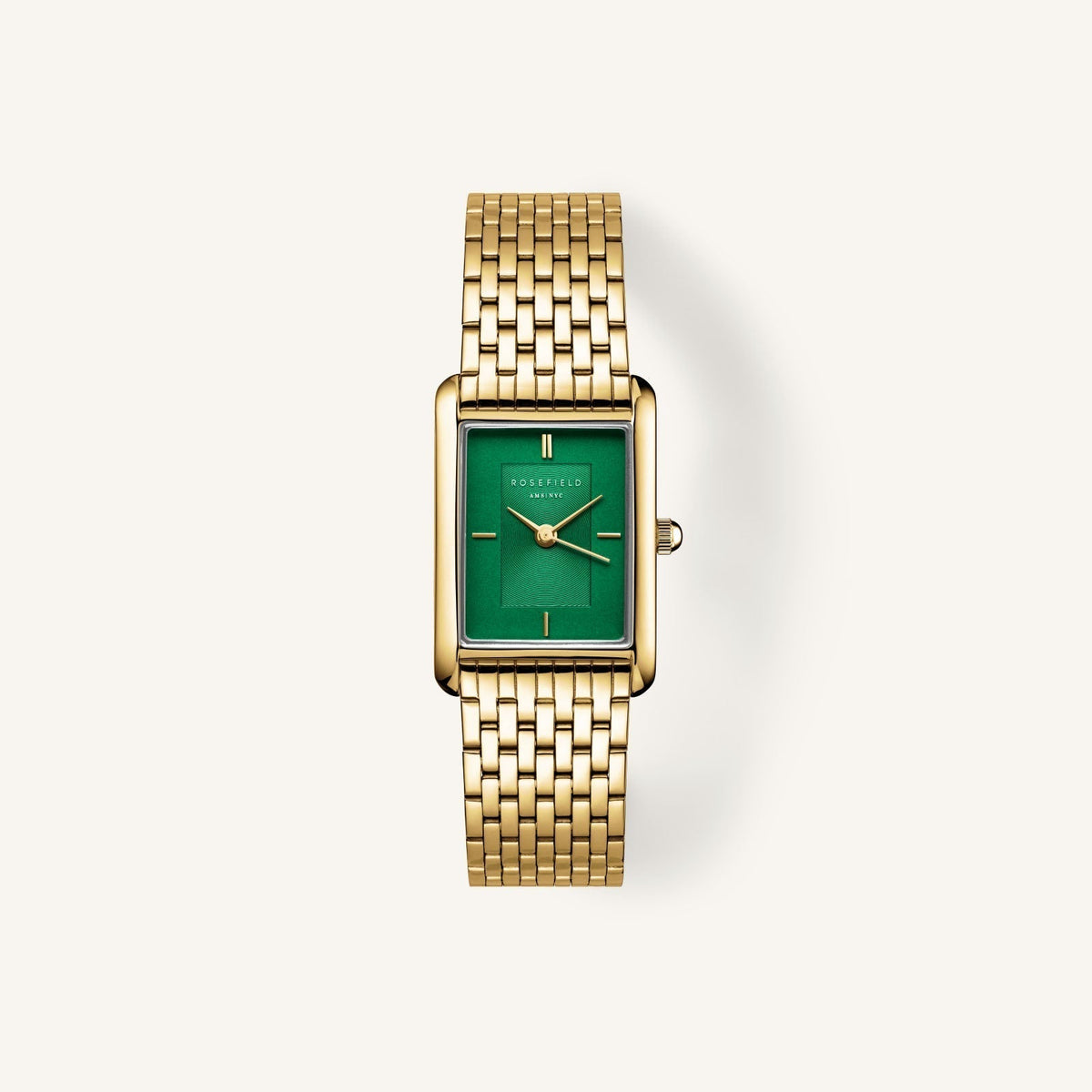 Rose Gold Bracelet Watch with Emerald Green Dial Buy Luxury Emerald Green Dial Rose Gold Bracelet Watch for  main image 3