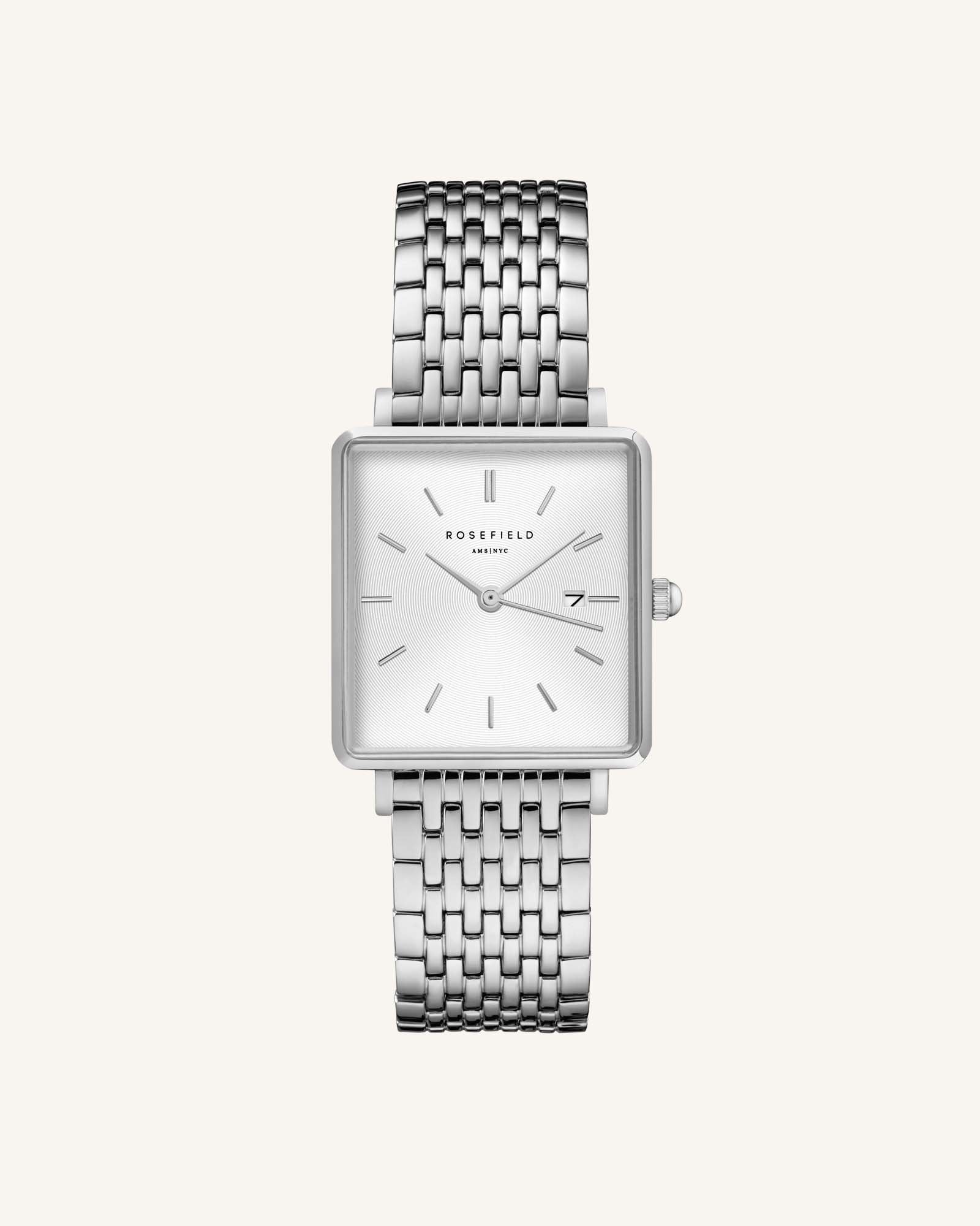 silver watch strap Rosefield, rightcolumn