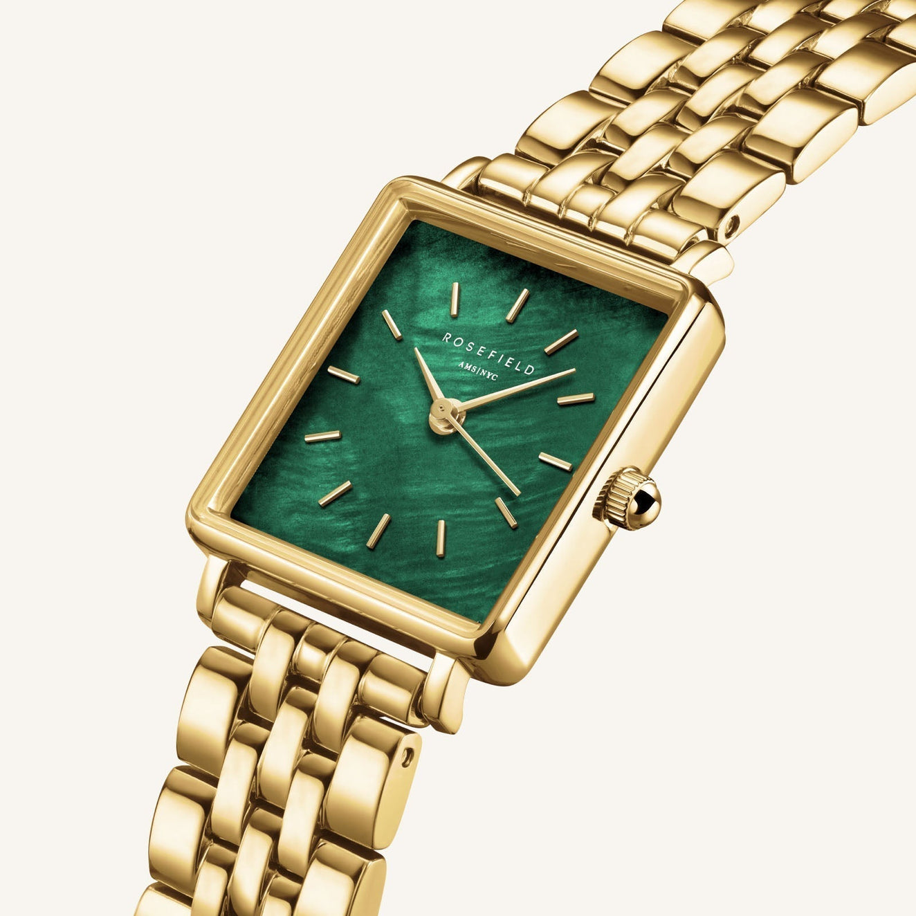 Montre Rosefield Femme Boxy XS Quartz - Boîtier métal doré - QCGSG-Q048 Montre Rosefield Femme Boxy XS Quartz - Boîtier métal doré - QCGSG-Q048