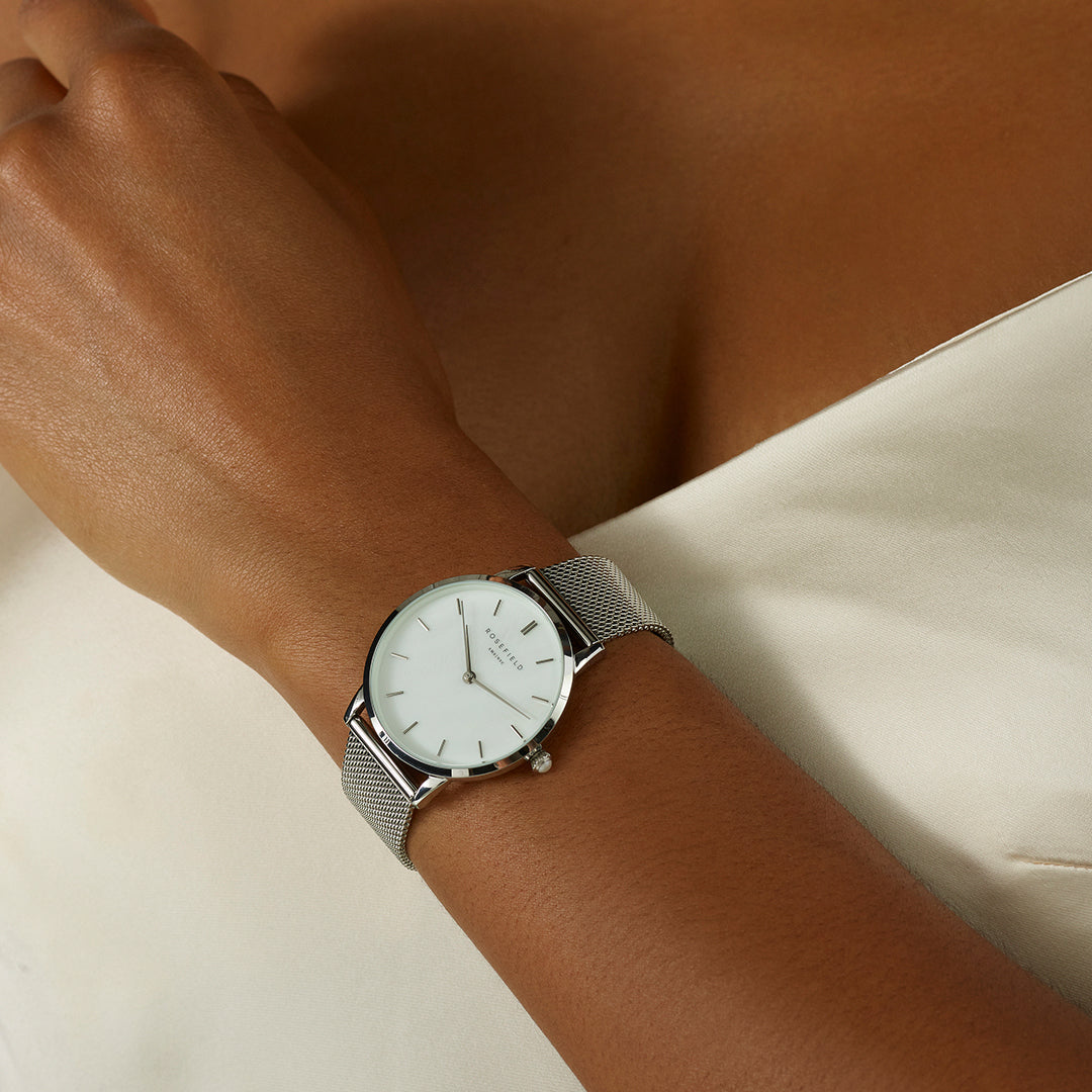 Mercer Silver Mesh | Rosefield Official