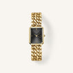 Studio Double Chain Black Gold