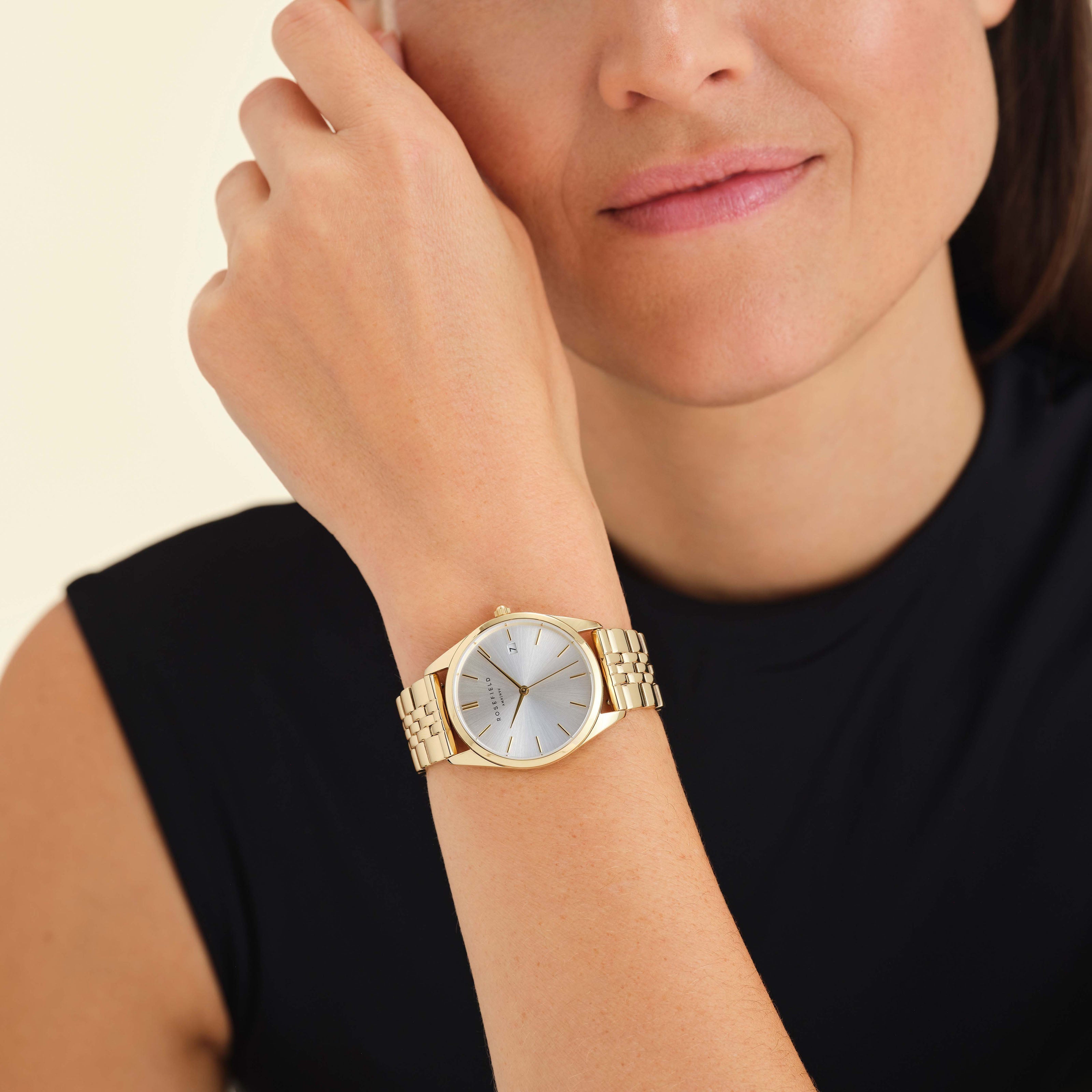 Rosefield gold watch discount