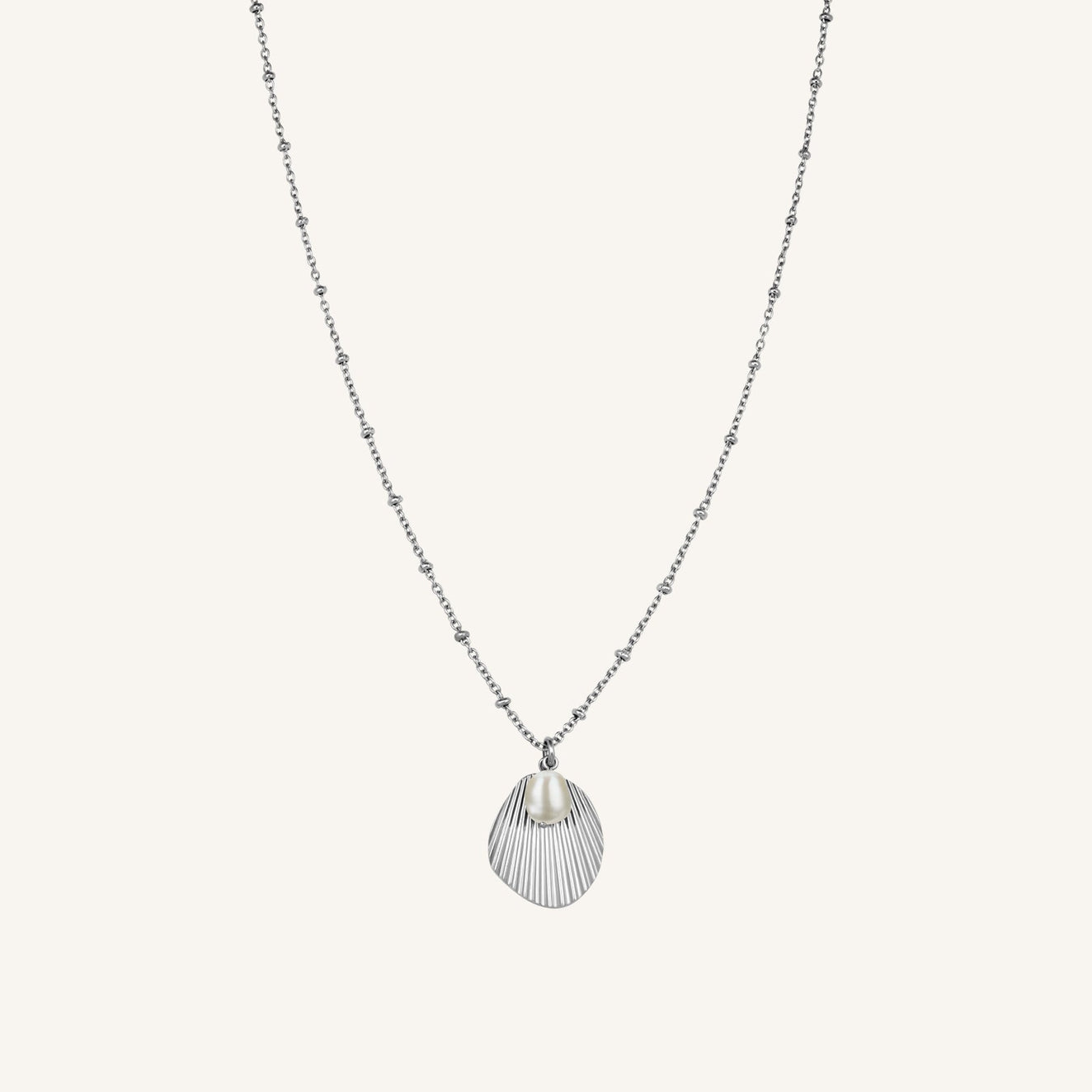 Shell and pearl necklace | Rosefield Official