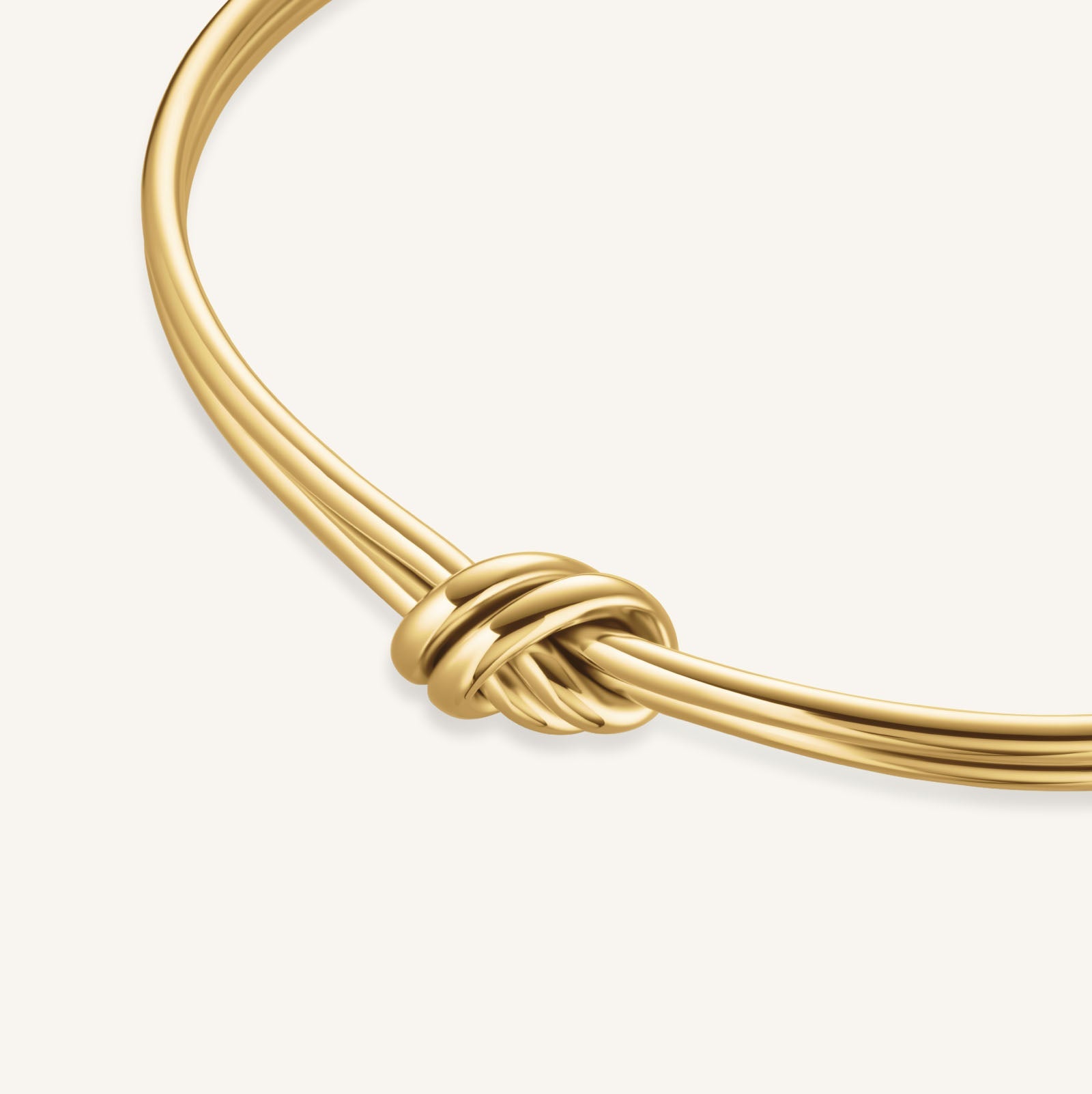 14k Yellow Gold Hardware Nail Head Bypass Hinged Bangle