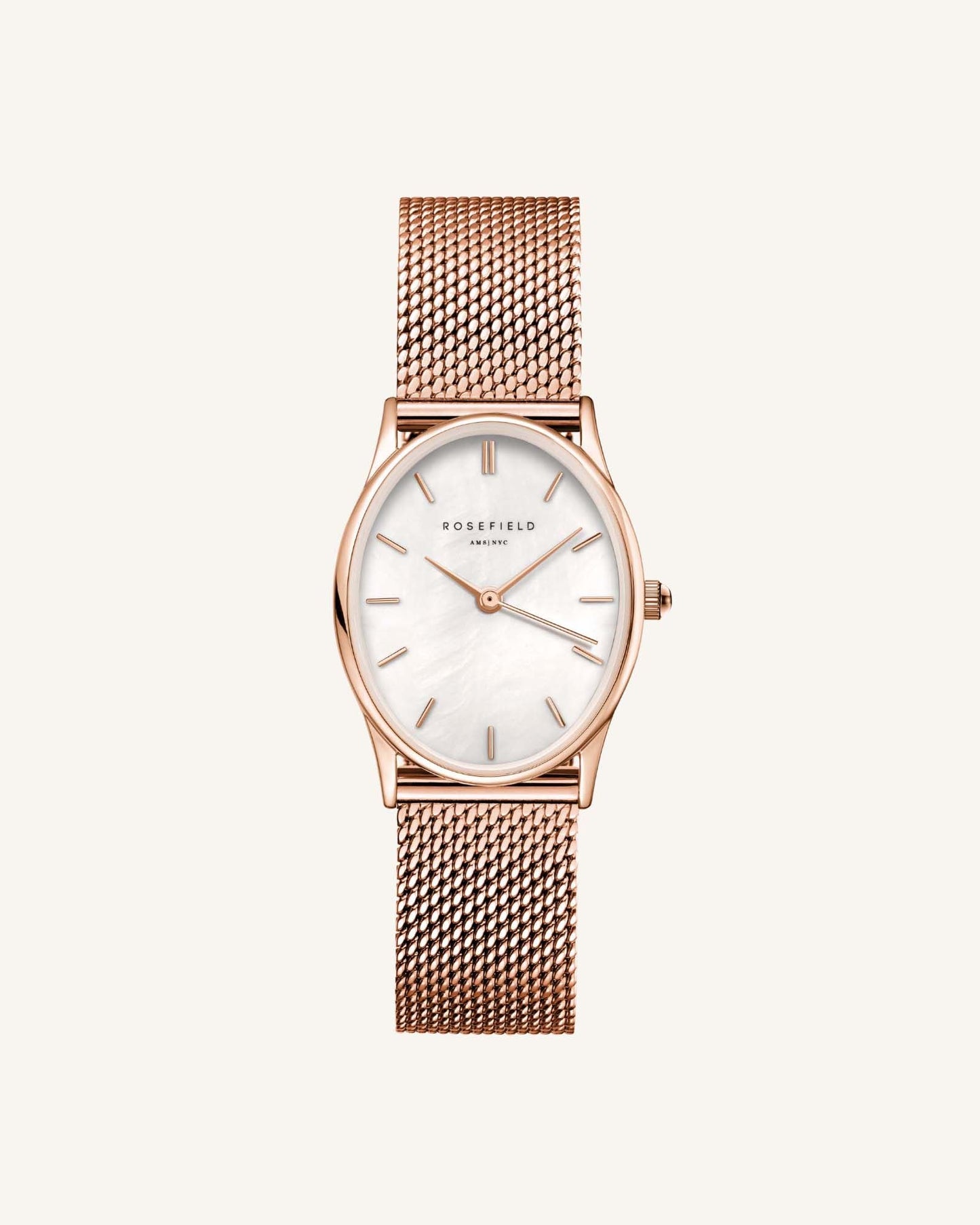 Oval Pearl Rose Gold