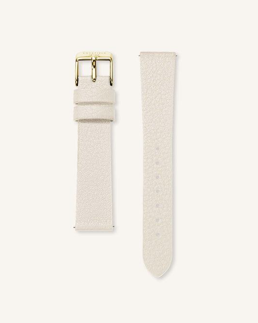 Butter Leather Gold Tapered Strap