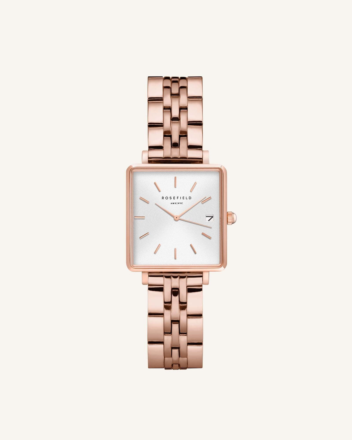 rose gold watch The Boxy XS Rosefield, leftcolumn