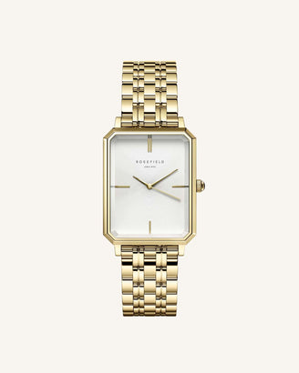 gold watch strap Rosefield, leftcolumn